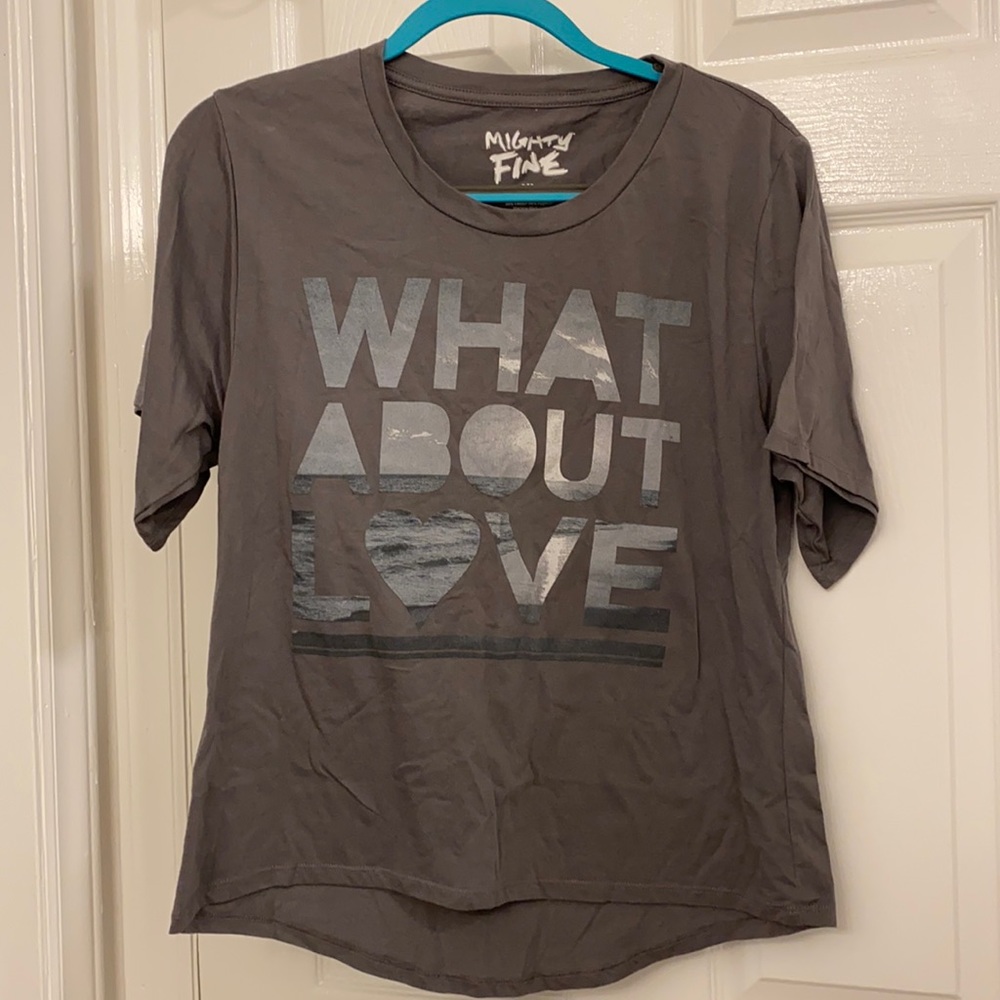 XL What About Love Tee